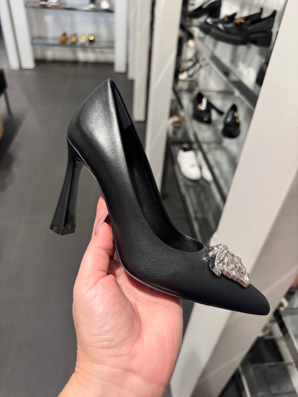VERSACE Pumps front view - Women's luxury Shoes
