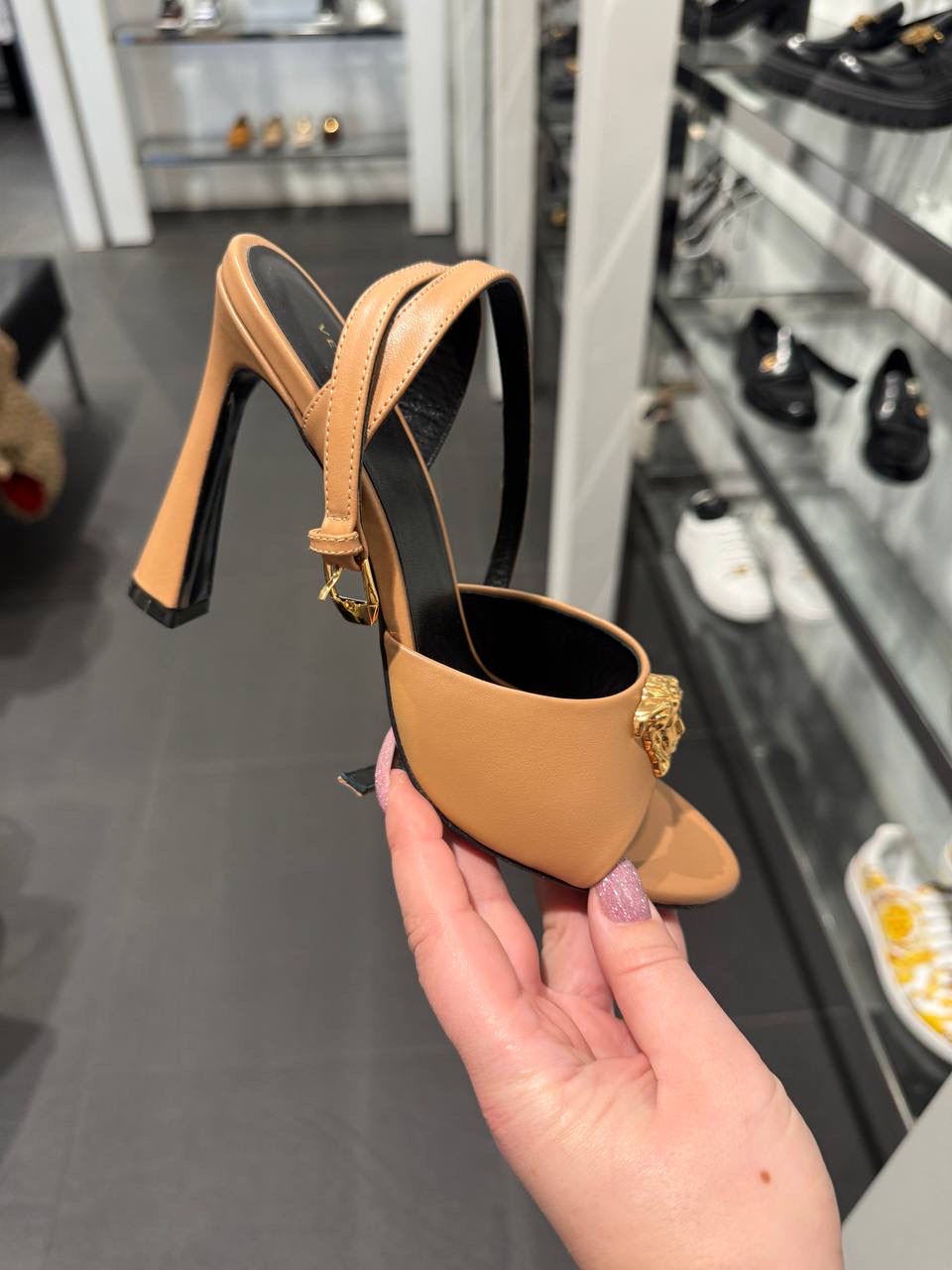 VERSACE Sandals front view - Women's luxury Shoes