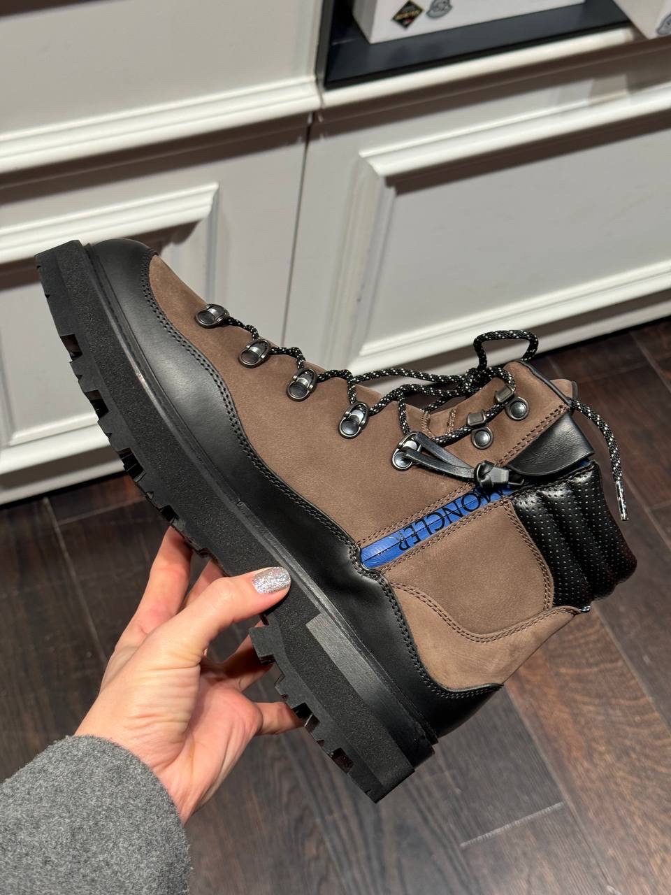 MONCLER Boots side view - Men's luxury Shoes