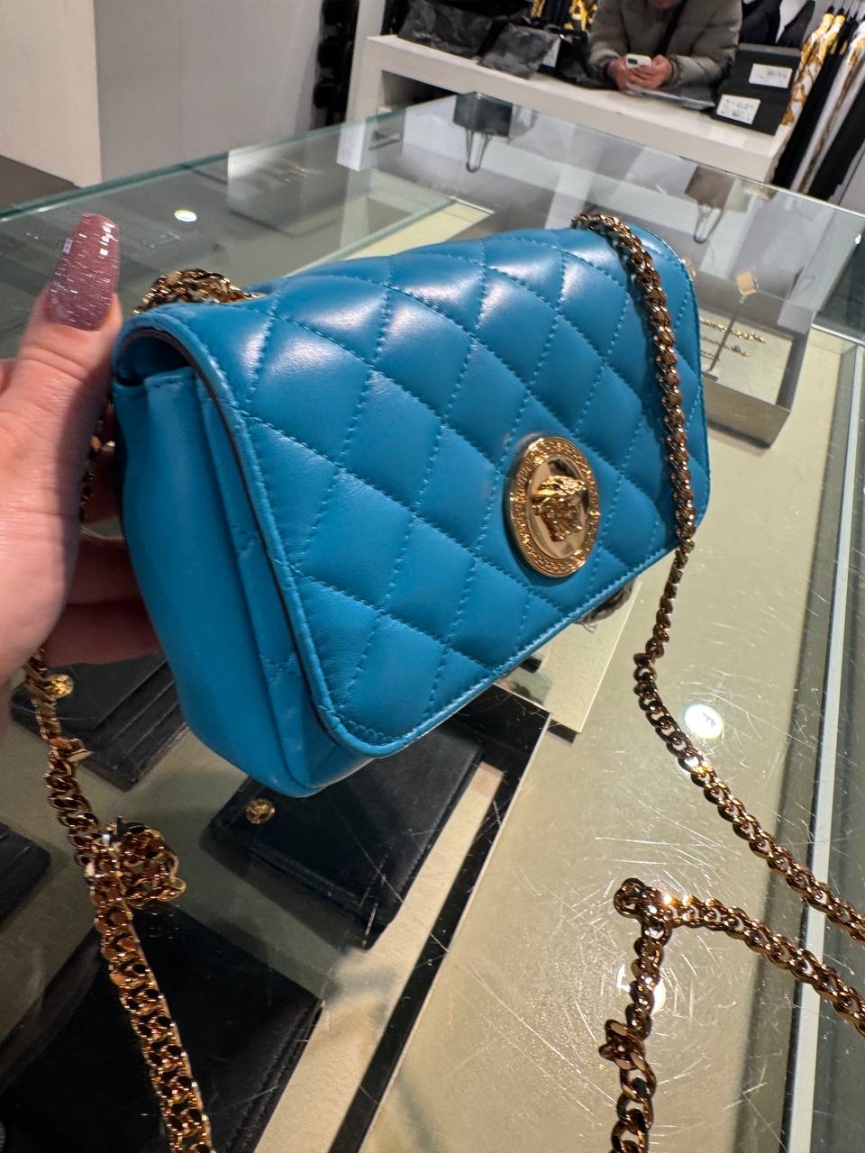 VERSACE Crossbody bags side view - Women's luxury Bags
