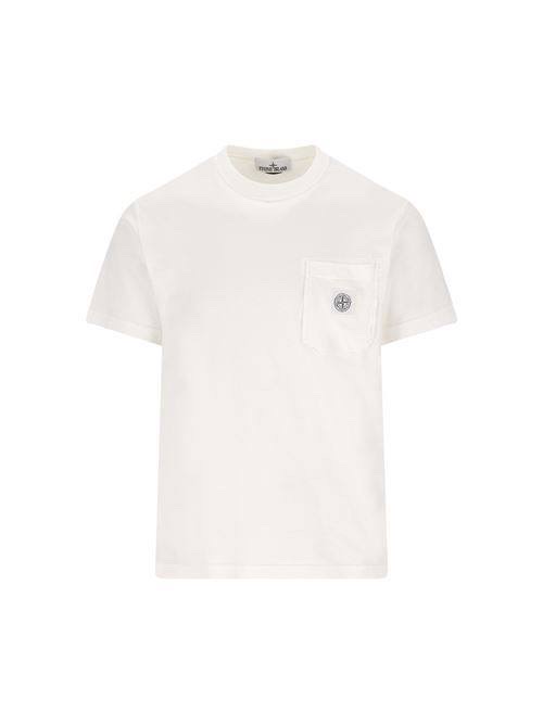 STONE ISLAND T-shirt and Polo front view - Men's luxury Clothes