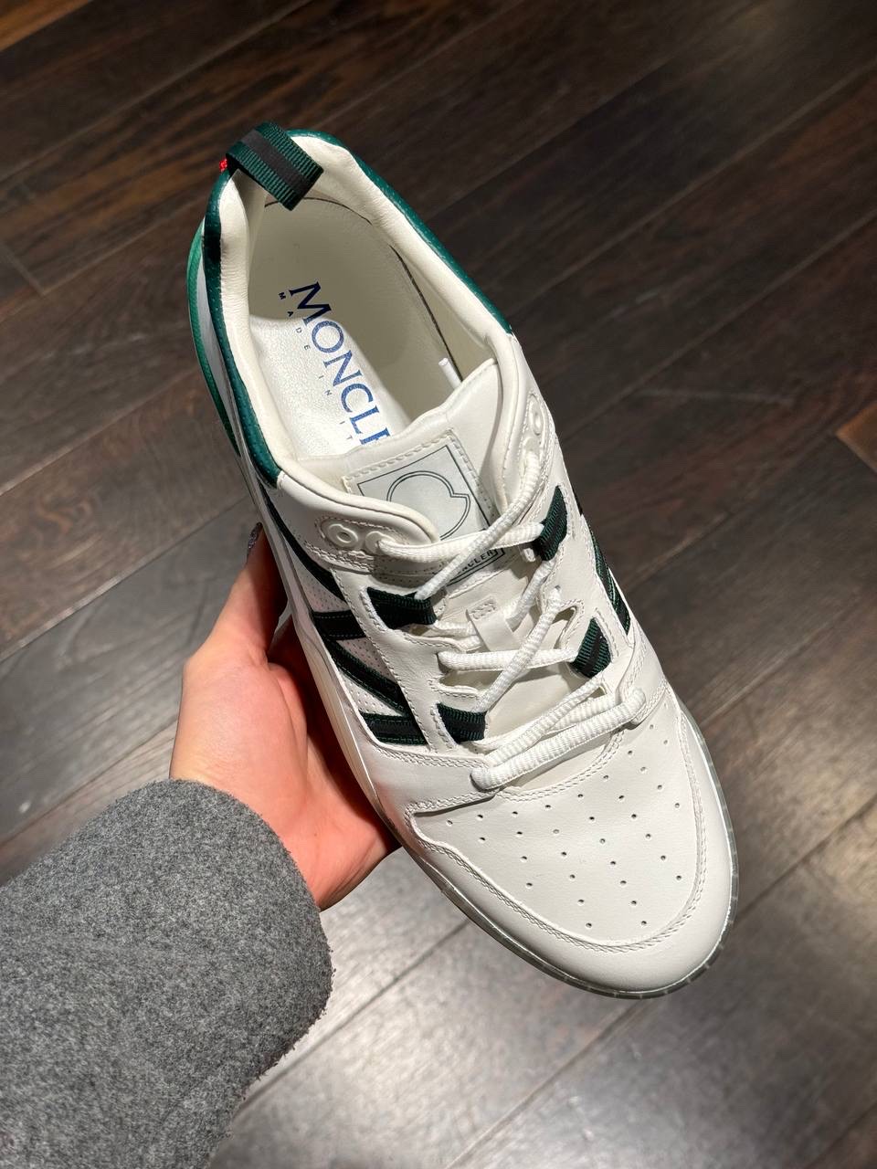 MONCLER Sneakers side view - Men's luxury Shoes