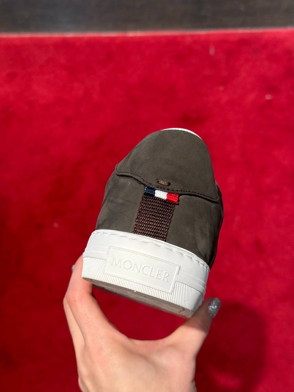 MONCLER Sneakers side view - Men's luxury Shoes