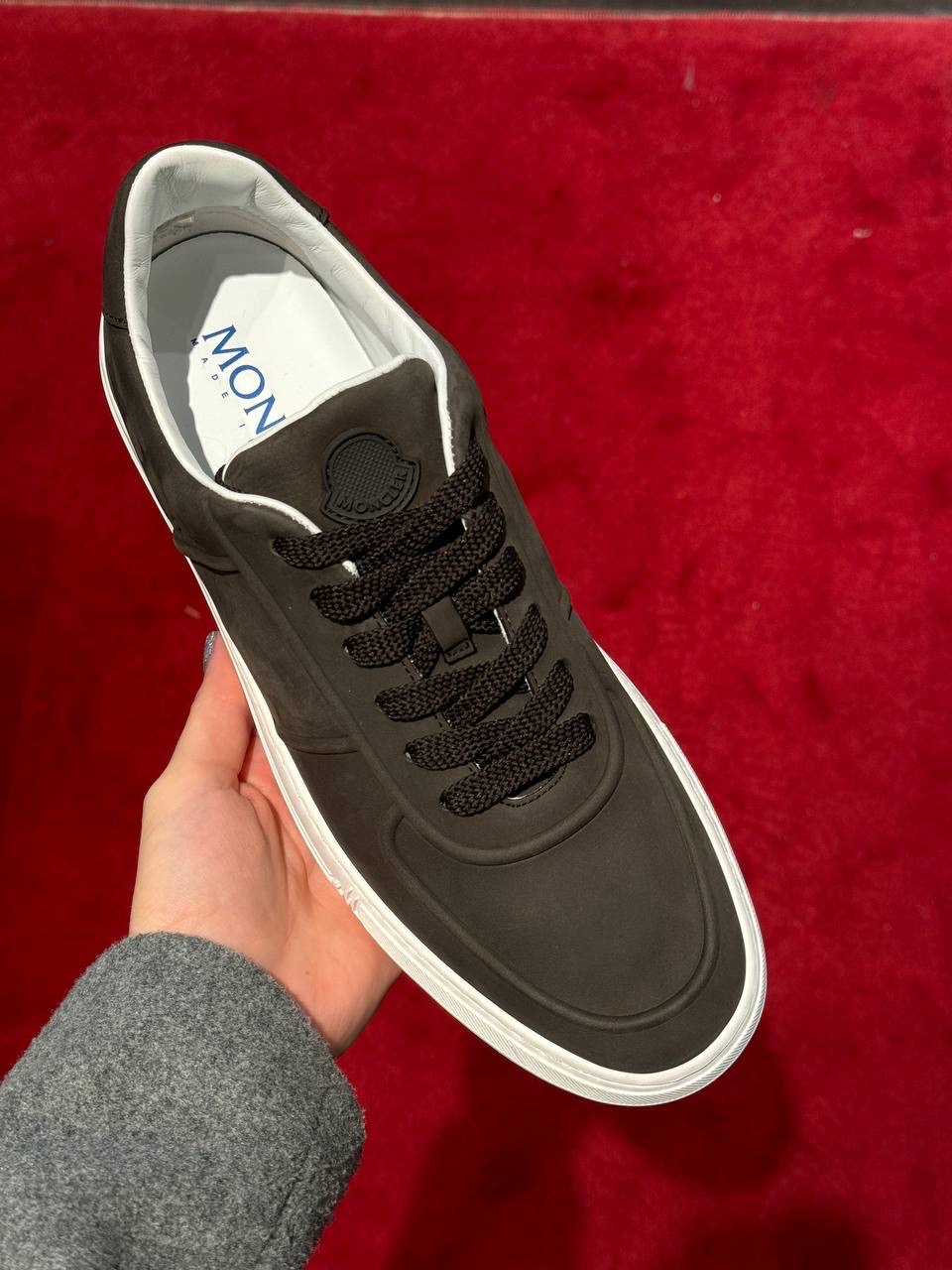 MONCLER Sneakers side view - Men's luxury Shoes