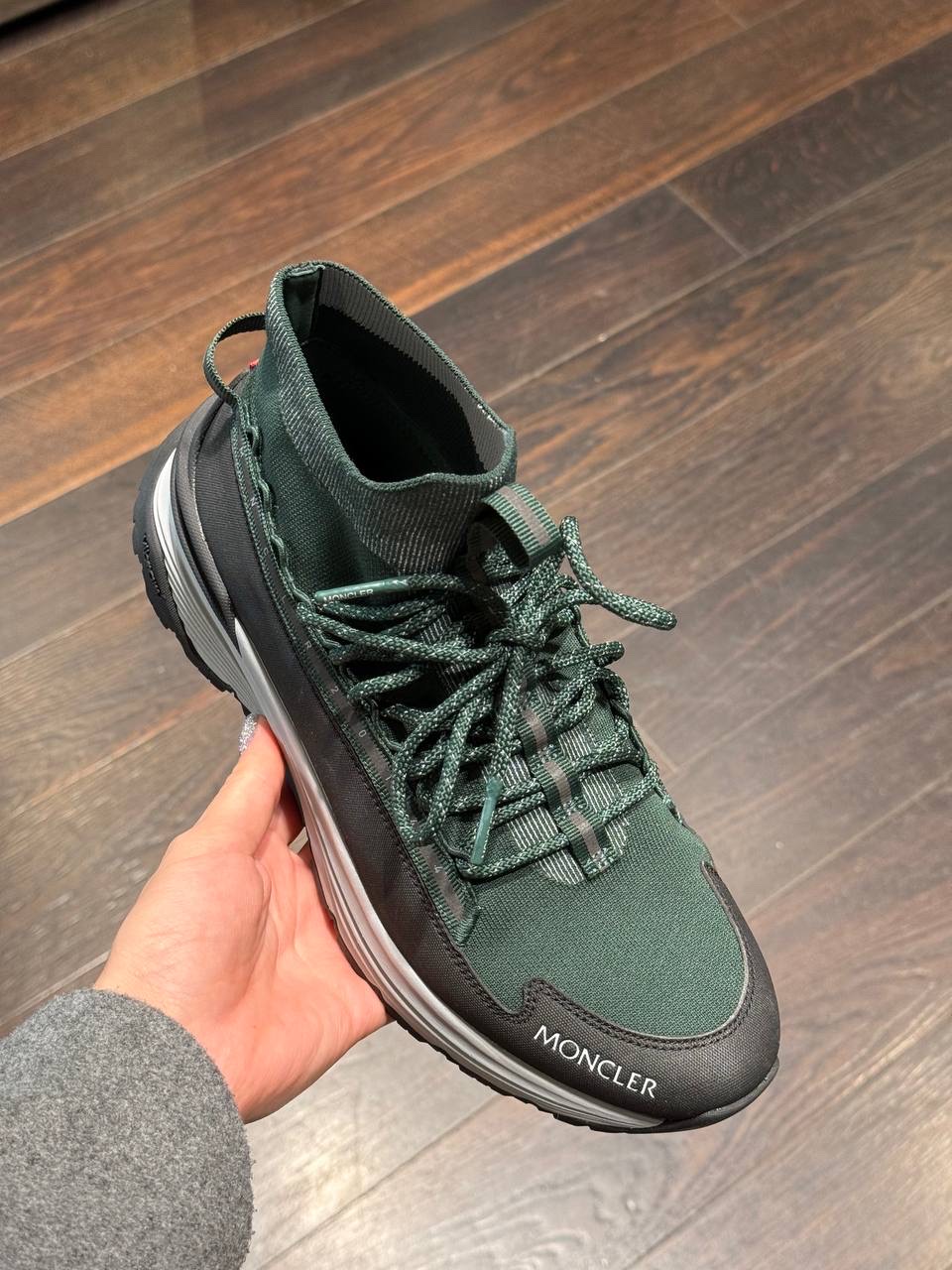 MONCLER Sneakers side view - Men's luxury Shoes