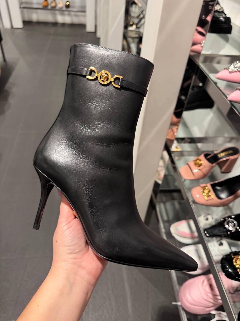 VERSACE Boots front view - Women's luxury Shoes