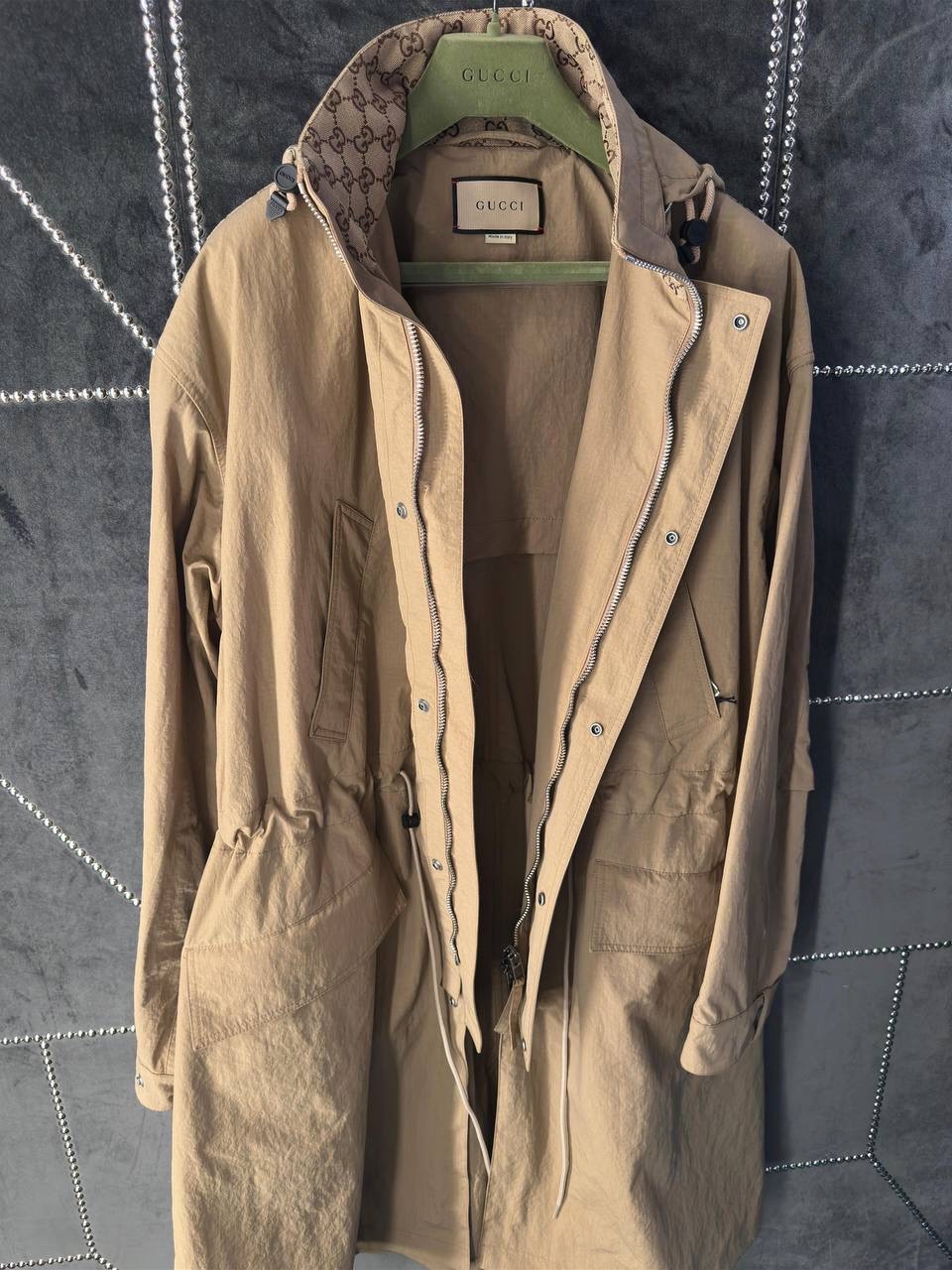 GUCCI Coats side view - Men's luxury Clothes