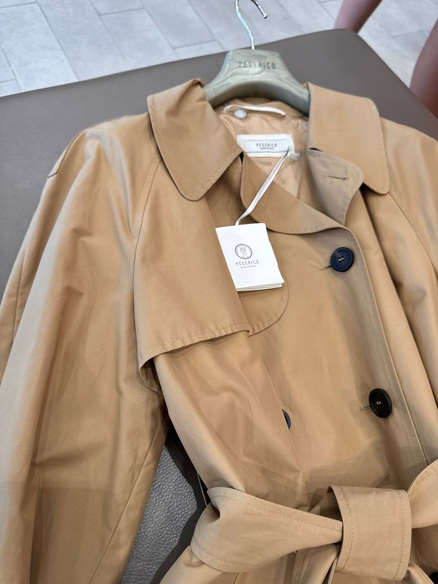 PESERICO Coats side view - Women's luxury Clothes