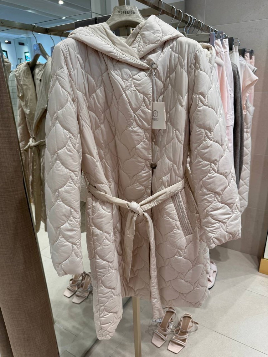 PESERICO Down jacket front view - Women's luxury Clothes