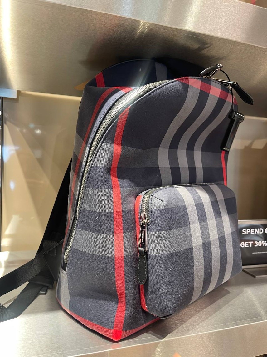 BURBERRY Backpack side view - unisex luxury Bags