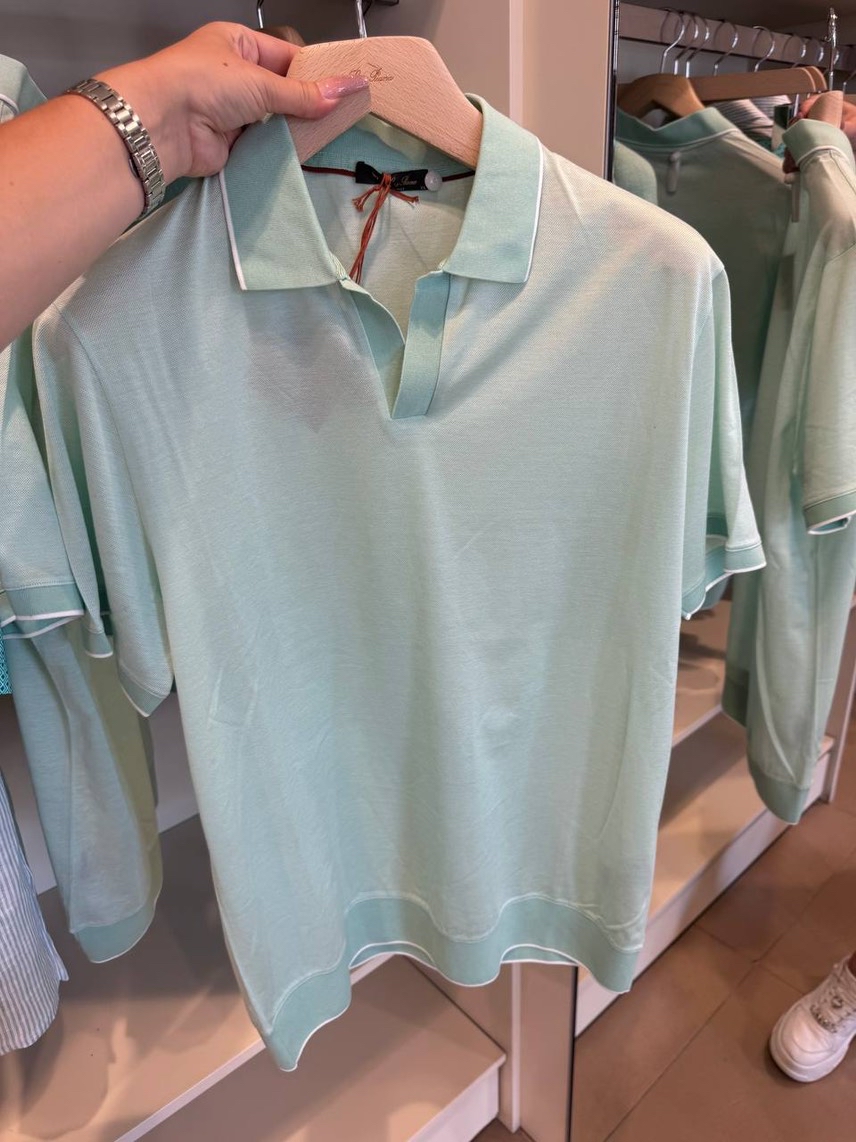 LORO PIANA T-shirt and Polo front view - Men's luxury Clothes