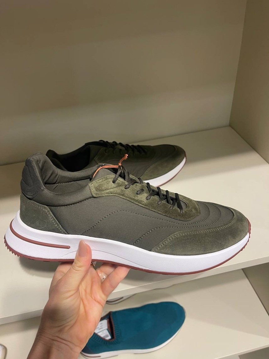 LORO PIANA Sneakers front view - Men's luxury Shoes