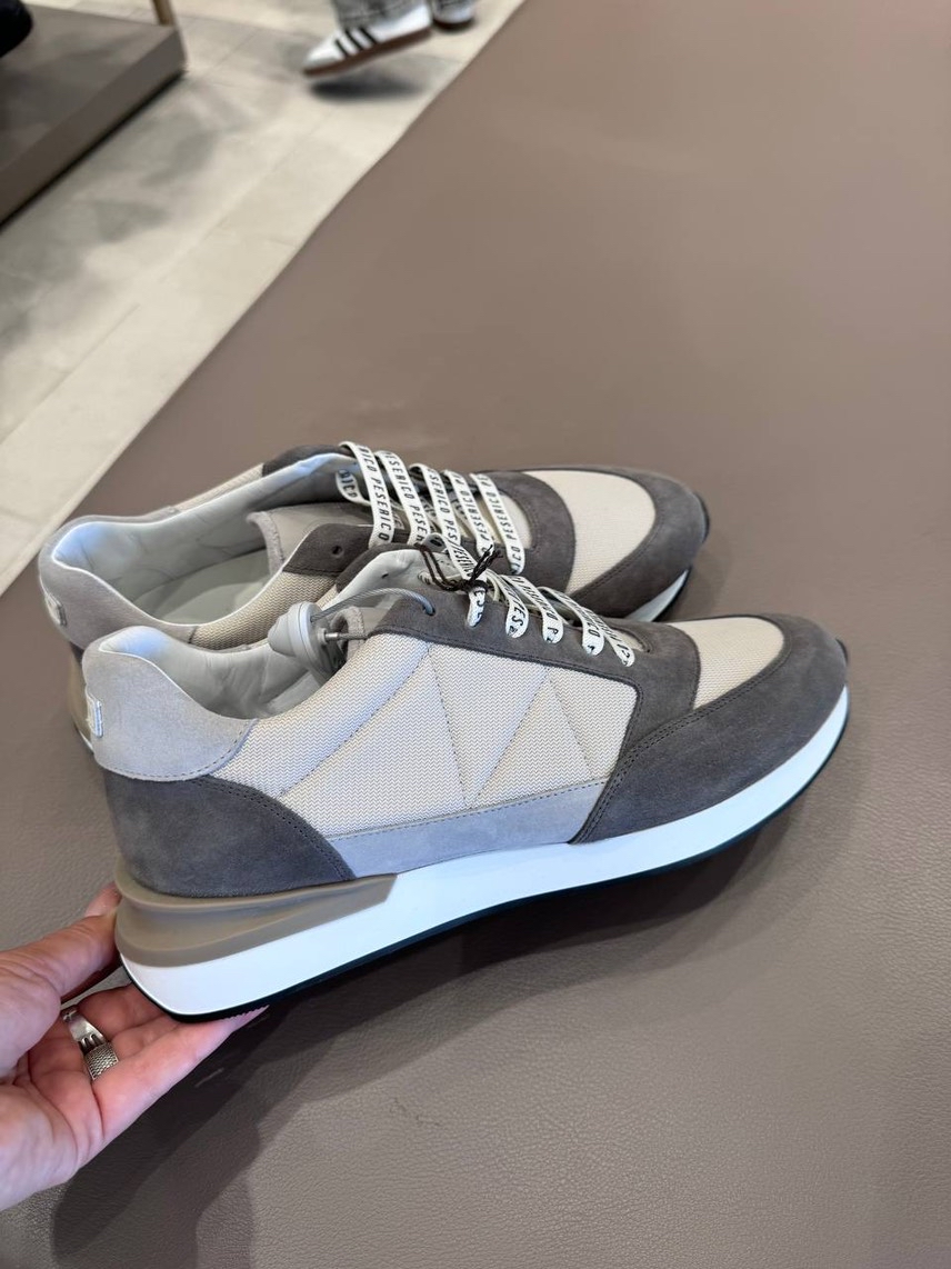 PESERICO Sneakers side view - Men's luxury Shoes
