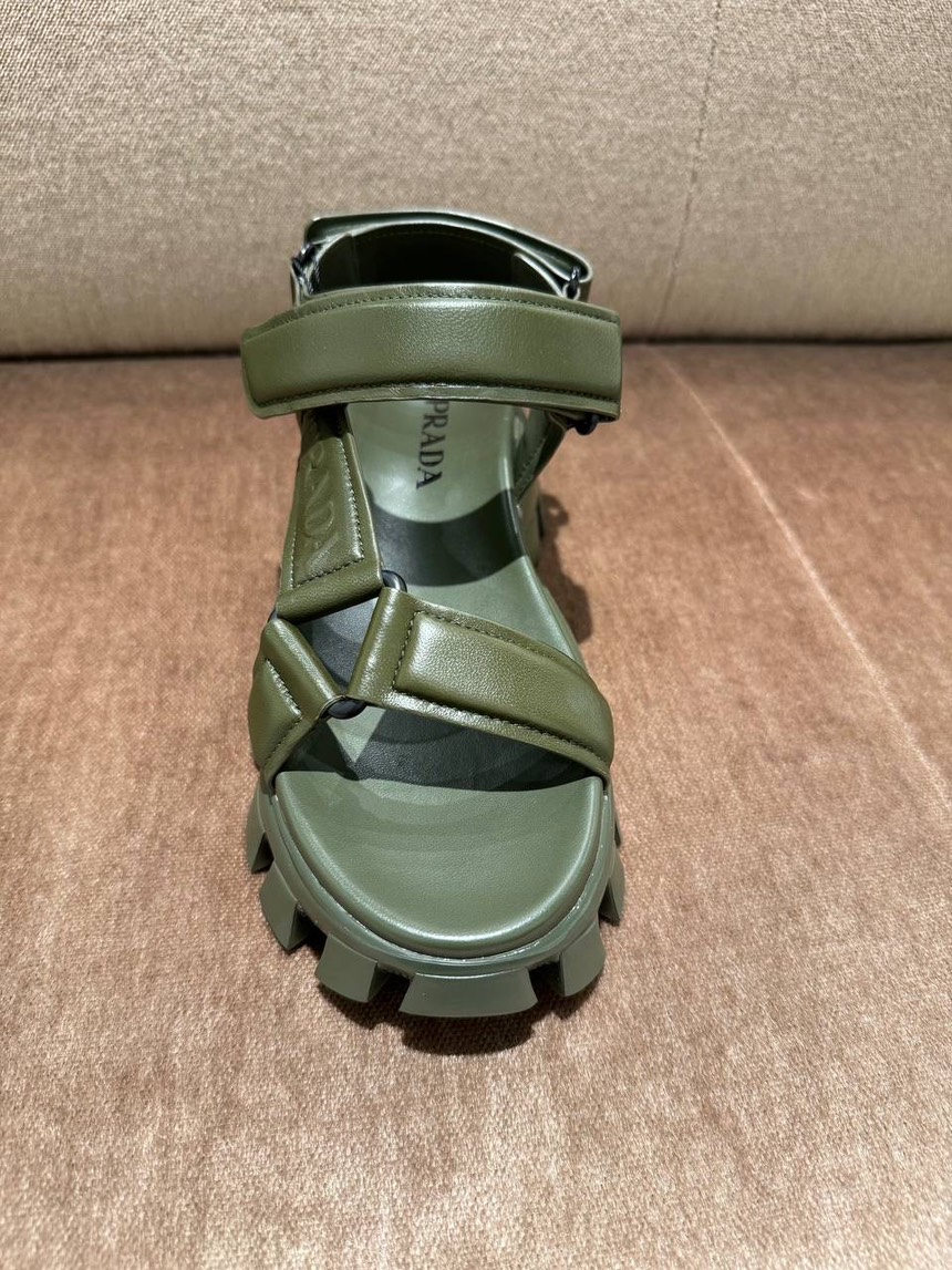 PRADA Sandals side view - Women's luxury Shoes