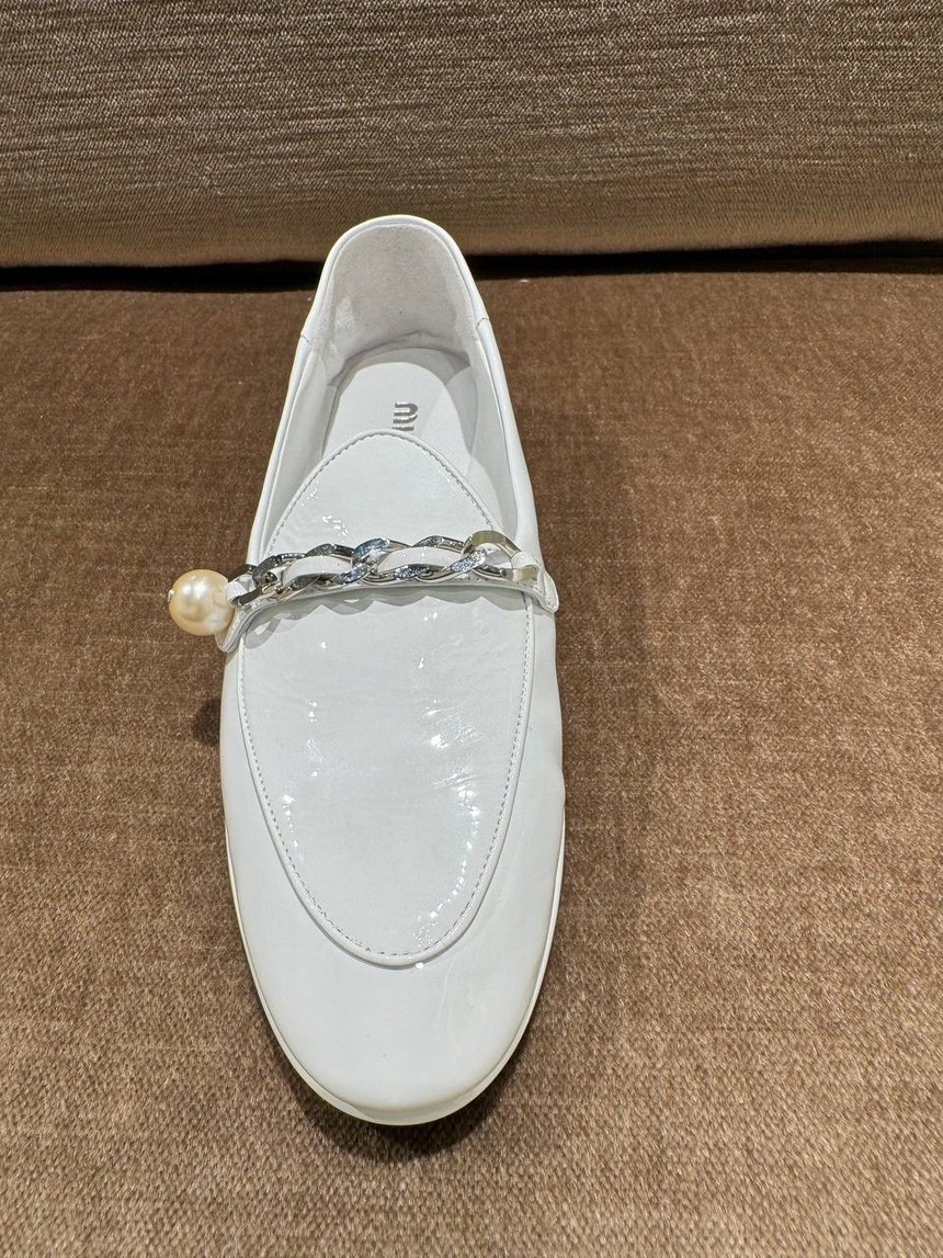 MIU MIU Loafers side view - Women's luxury Shoes