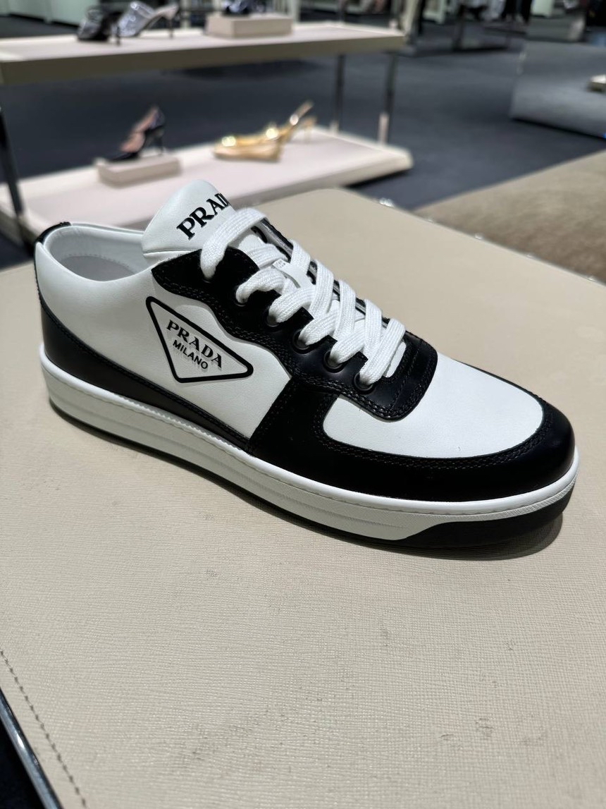 PRADA Sneakers side view - Women's luxury Shoes