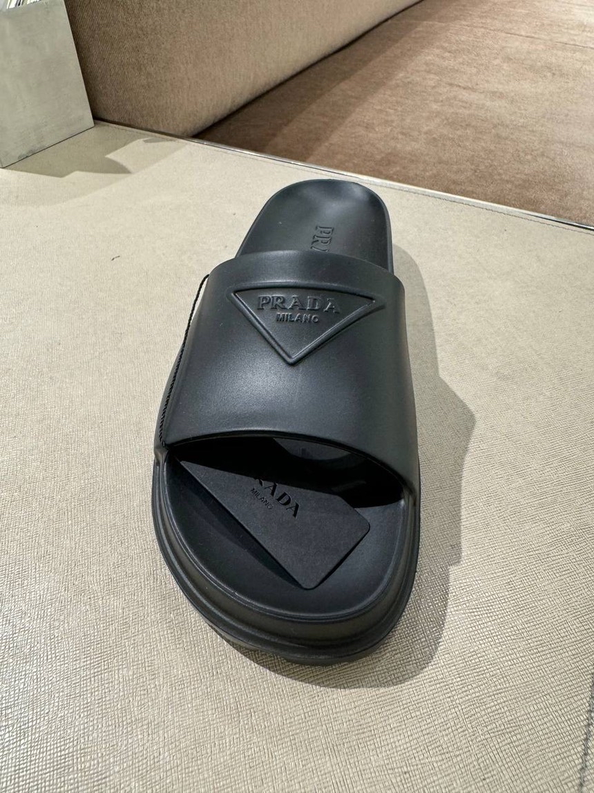 PRADA Slides side view - Women's luxury Shoes