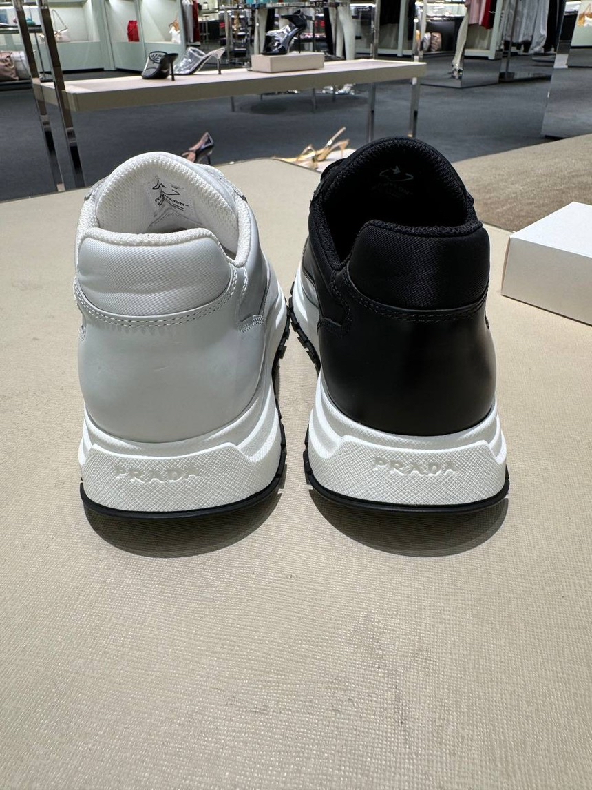 PRADA Sneakers side view - Women's luxury Shoes