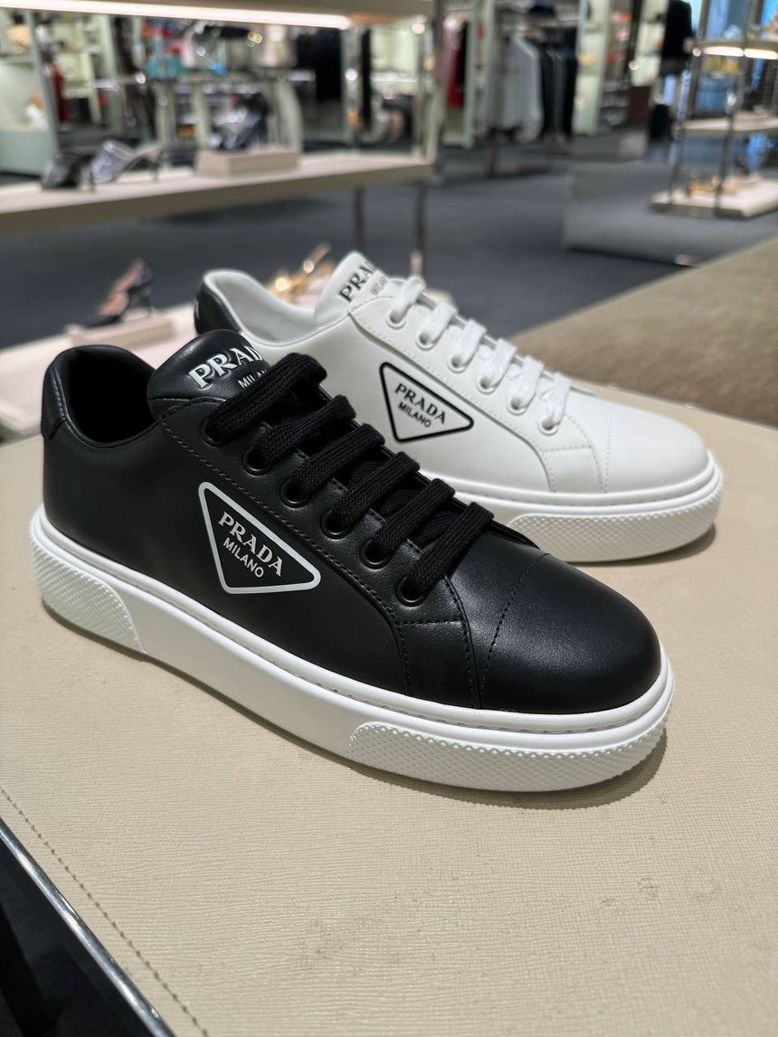 PRADA Sneakers side view - Women's luxury Shoes