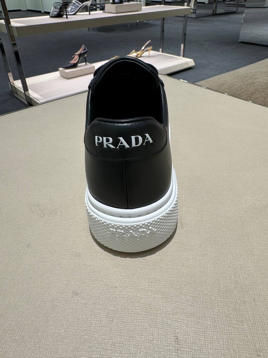 PRADA Sneakers side view - Women's luxury Shoes