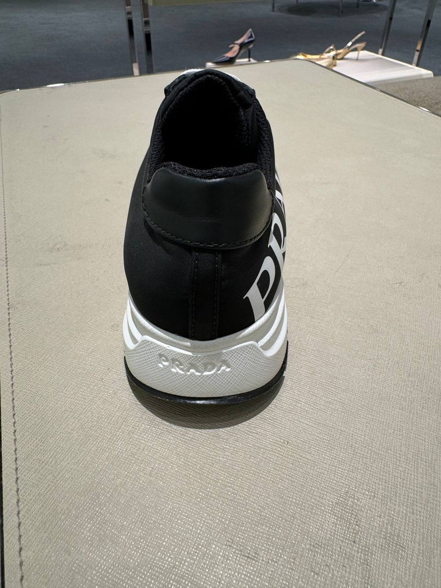 PRADA Sneakers side view - Women's luxury Shoes