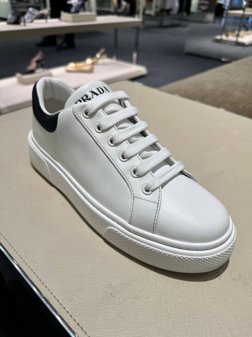 PRADA Sneakers side view - Women's luxury Shoes