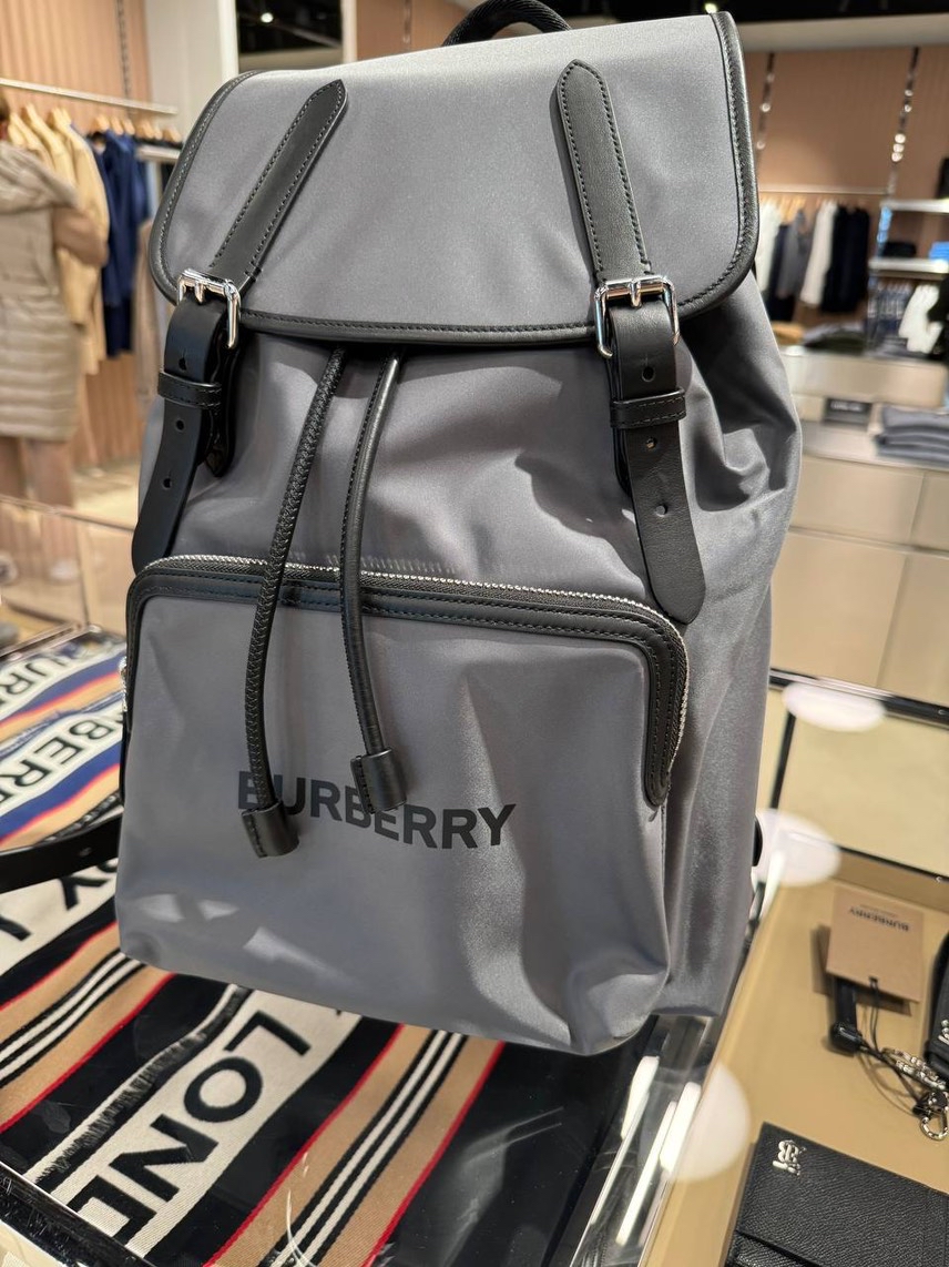 BURBERRY Backpack front view - Men's luxury Bags