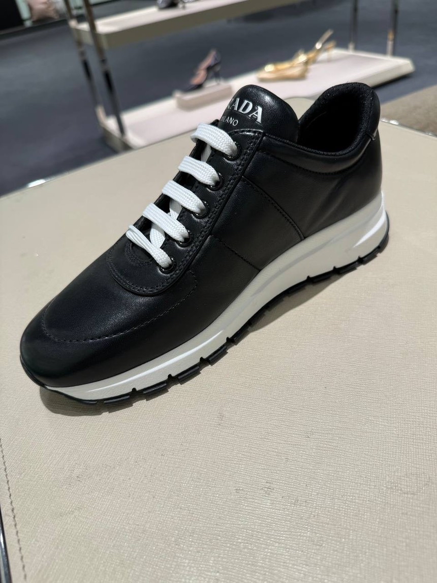 PRADA Sneakers side view - Women's luxury Shoes