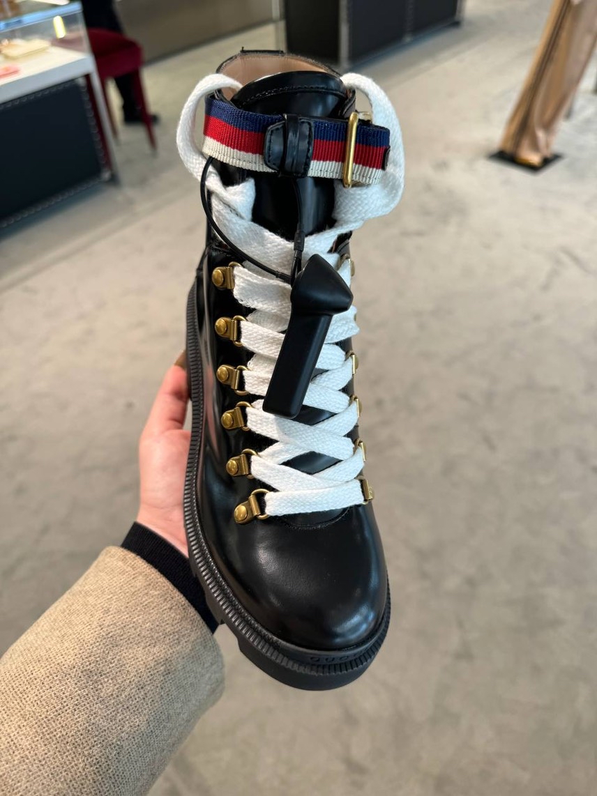 GUCCI Boots side view - Women's luxury Shoes
