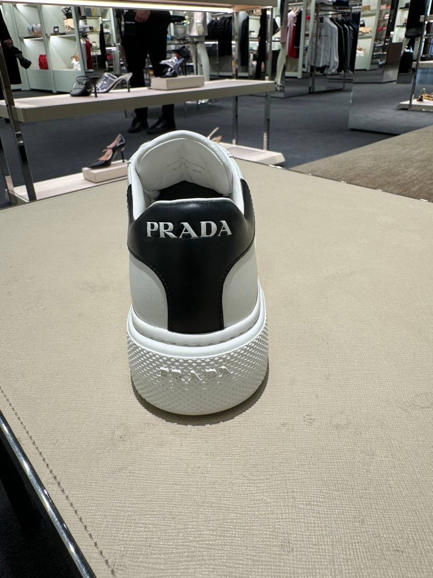 PRADA Sneakers side view - Women's luxury Shoes