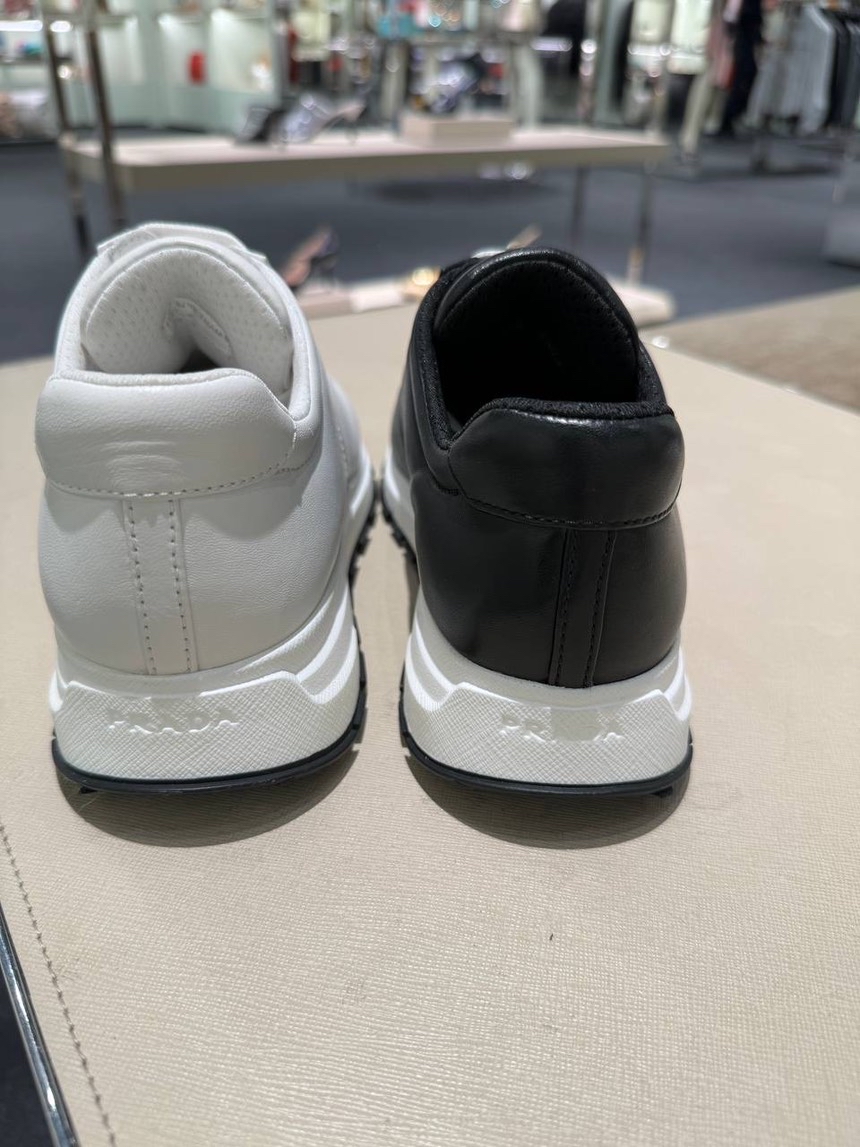 PRADA Sneakers side view - Women's luxury Shoes