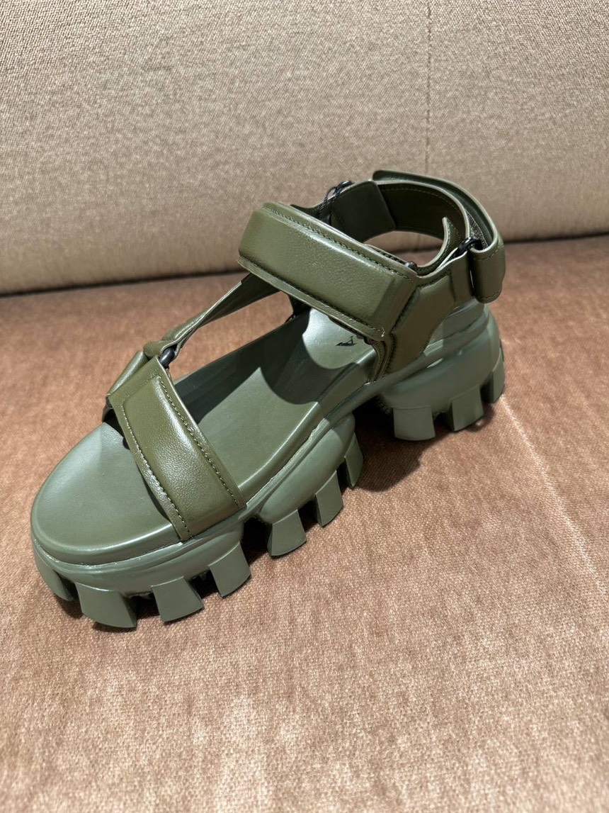 PRADA Sandals side view - Women's luxury Shoes
