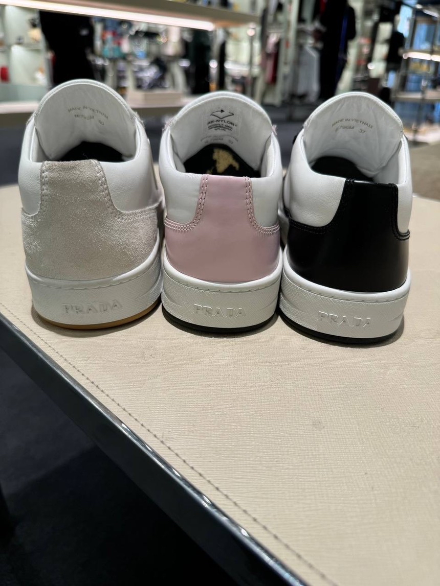 PRADA Sneakers side view - Women's luxury Shoes