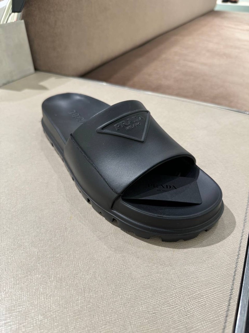PRADA Slides side view - Women's luxury Shoes