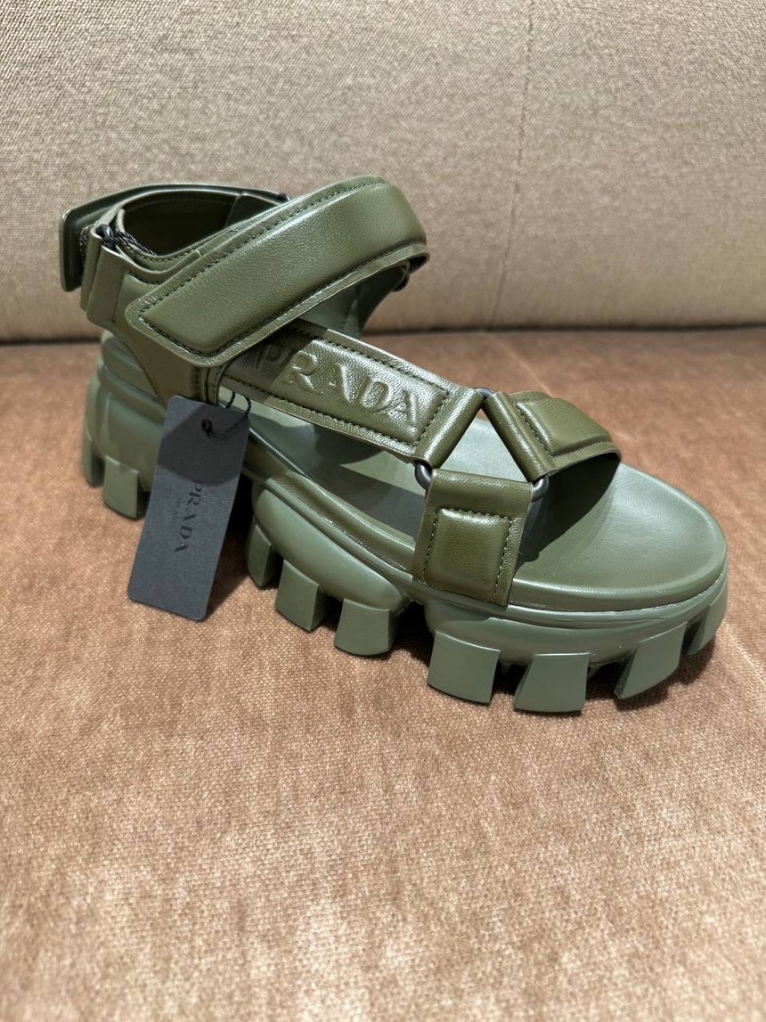 PRADA Sandals front view - Women's luxury Shoes