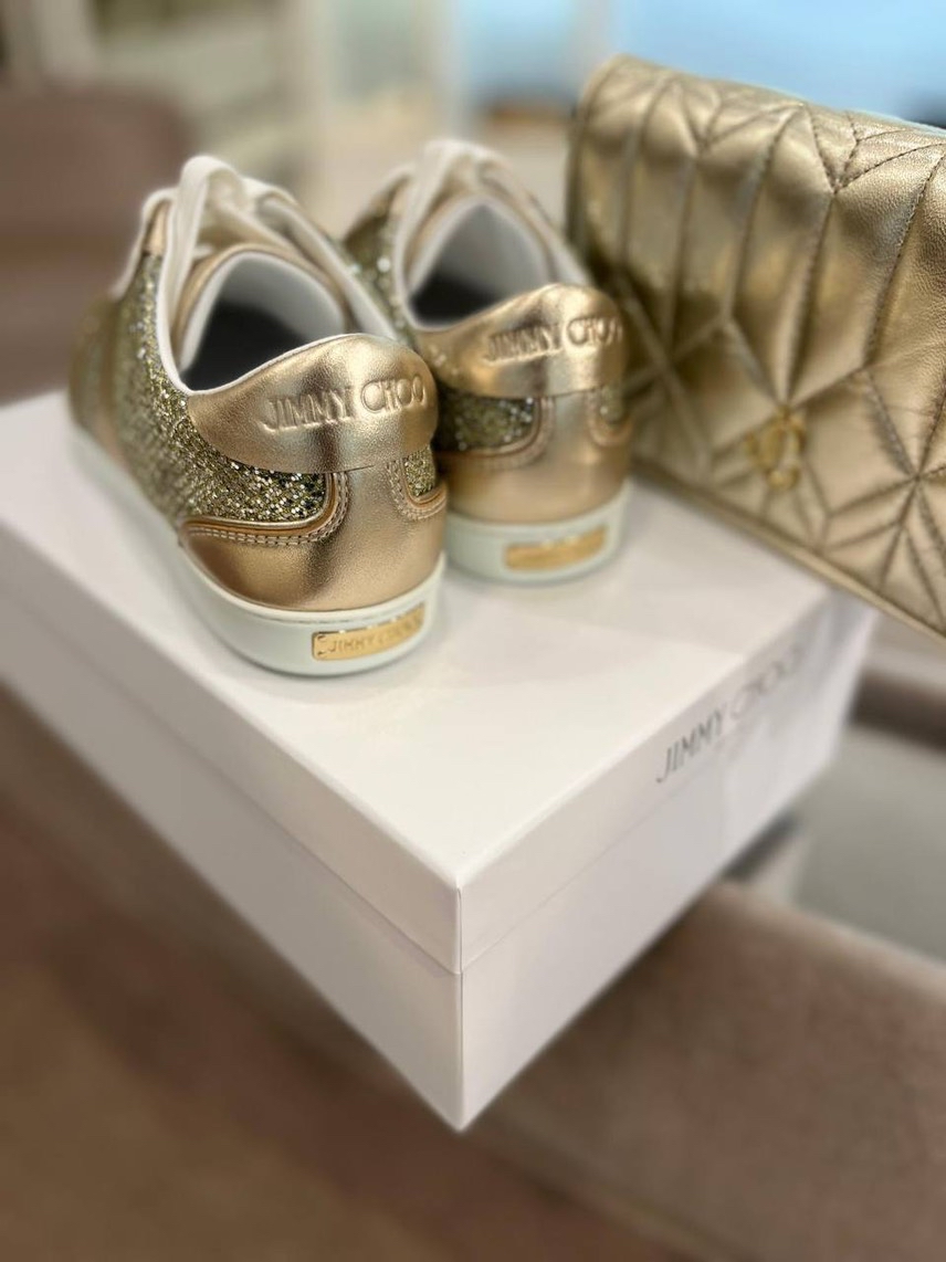 JIMMY CHOO Sneakers side view - Women's luxury Shoes