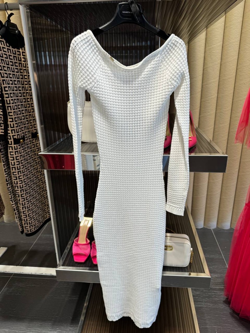 ELISABETTA FRANCHI Dresses side view - Women's luxury Clothes