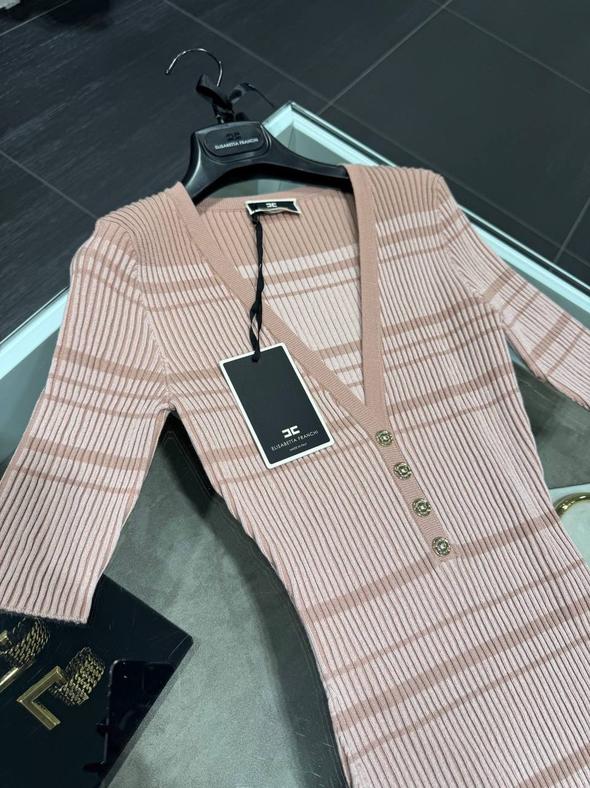 ELISABETTA FRANCHI Dresses side view - Women's luxury Clothes
