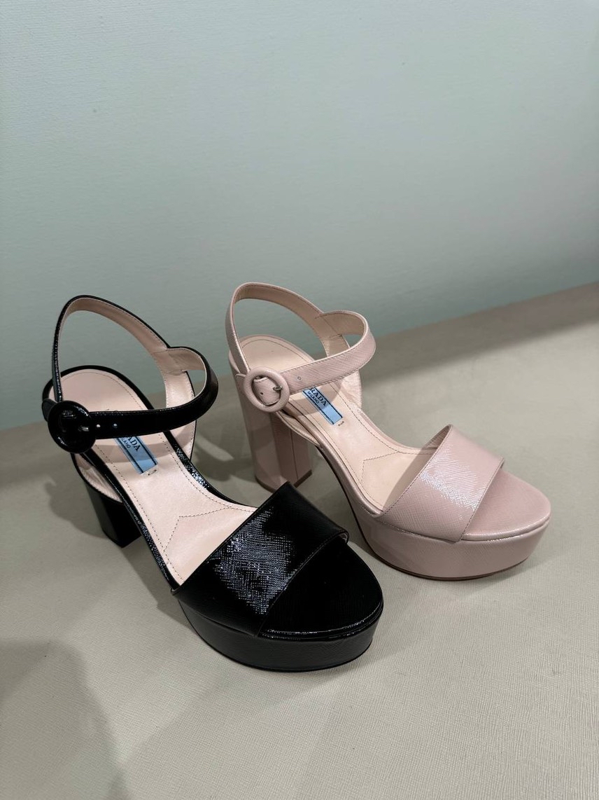 PRADA Sandals side view - Women's luxury Shoes
