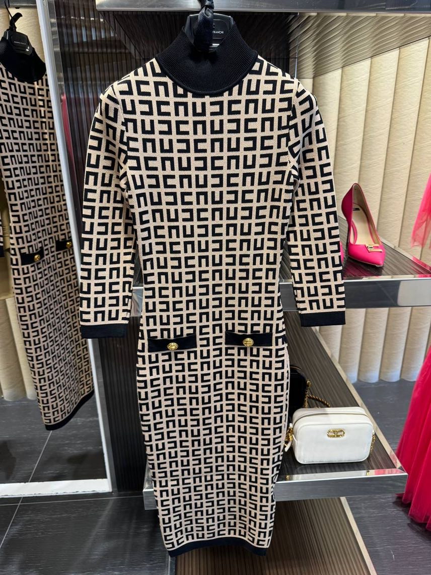 ELISABETTA FRANCHI Dresses front view - Women's luxury Clothes