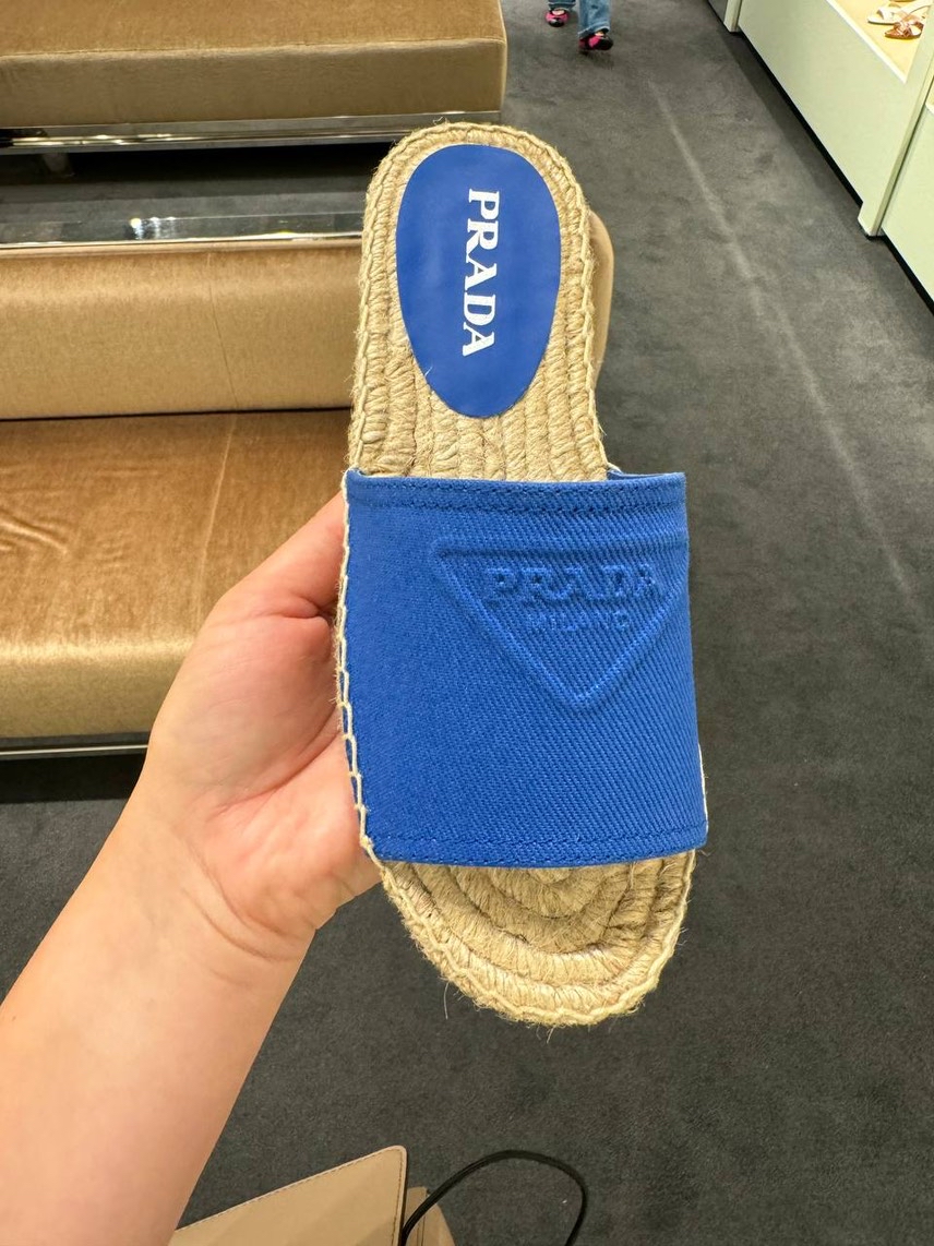 PRADA Slides side view - Women's luxury Shoes