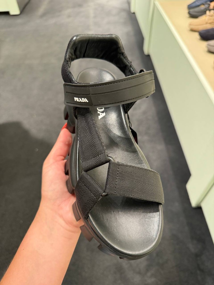 PRADA Sandals side view - Women's luxury Shoes