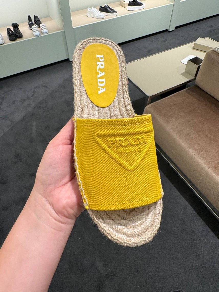 PRADA Slides side view - Women's luxury Shoes