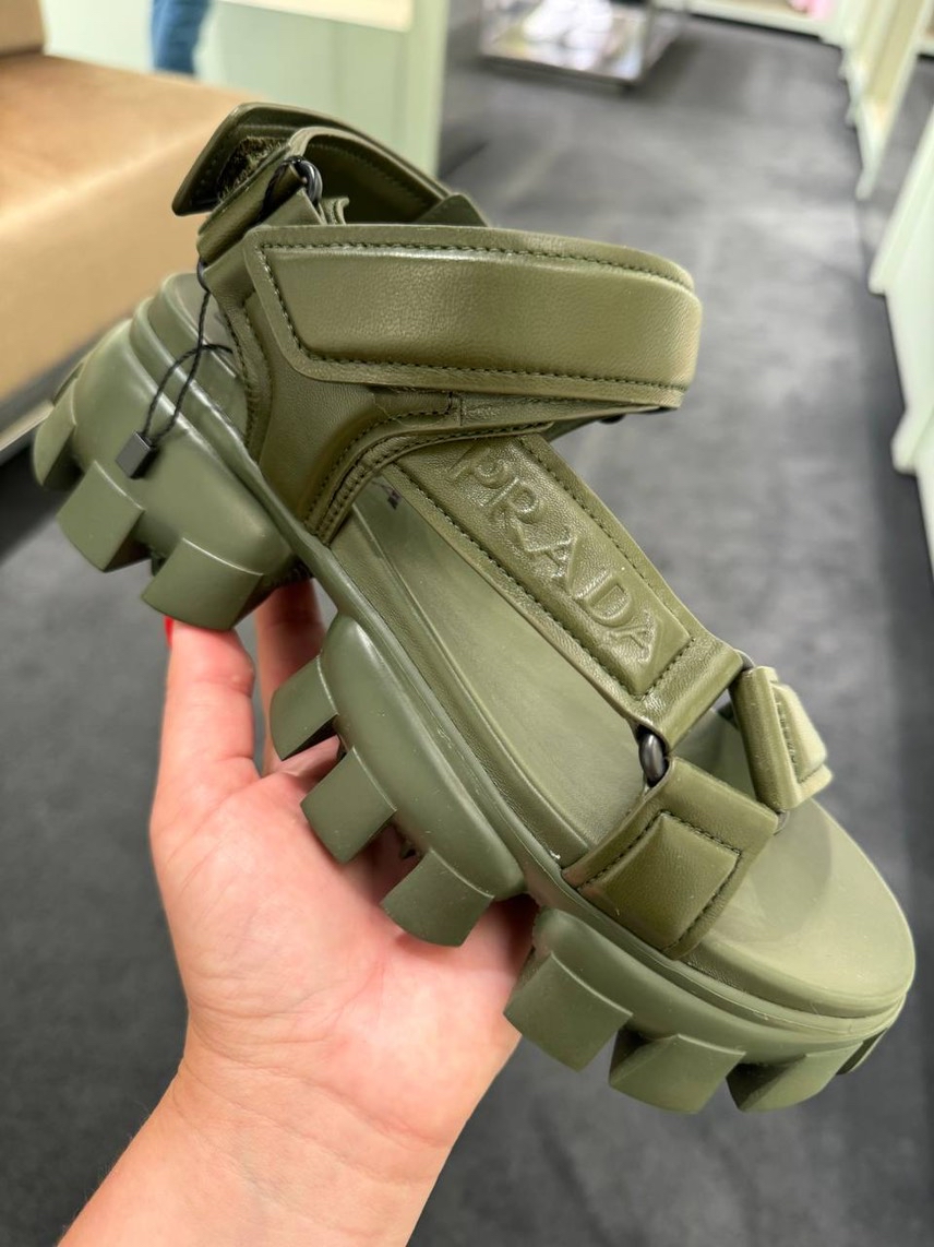 PRADA Sandals front view - Women's luxury Shoes