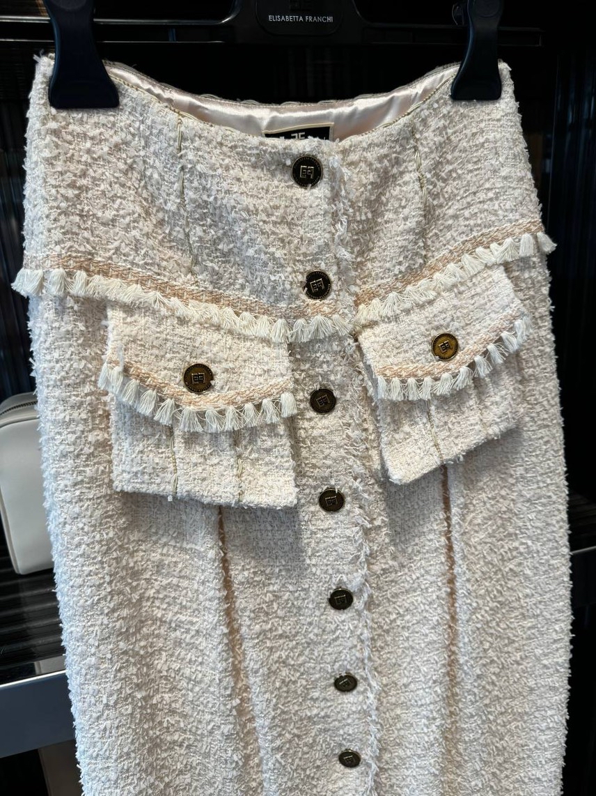 ELISABETTA FRANCHI Skirts side view - Women's luxury Clothes