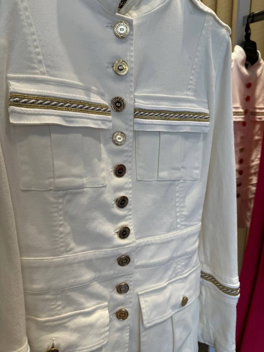 ELISABETTA FRANCHI Jackets side view - Women's luxury Clothes