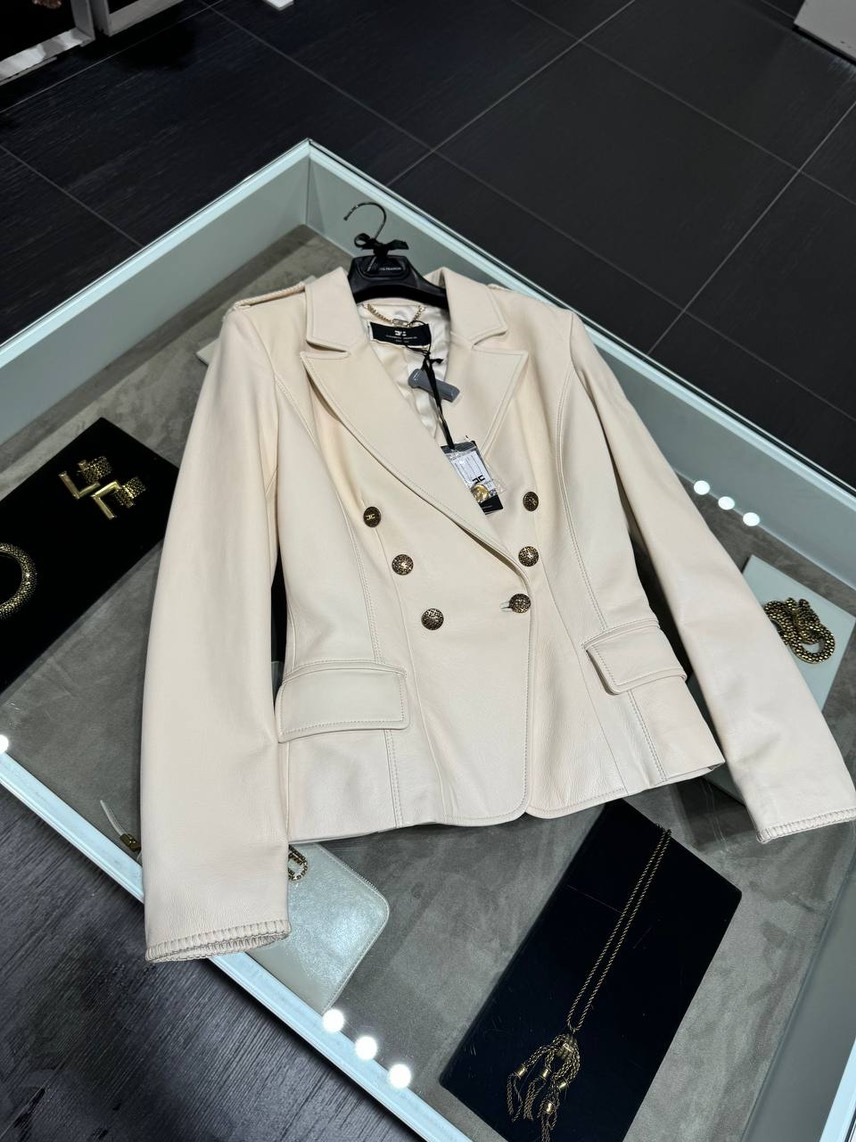 ELISABETTA FRANCHI Jackets front view - Women's luxury Clothes