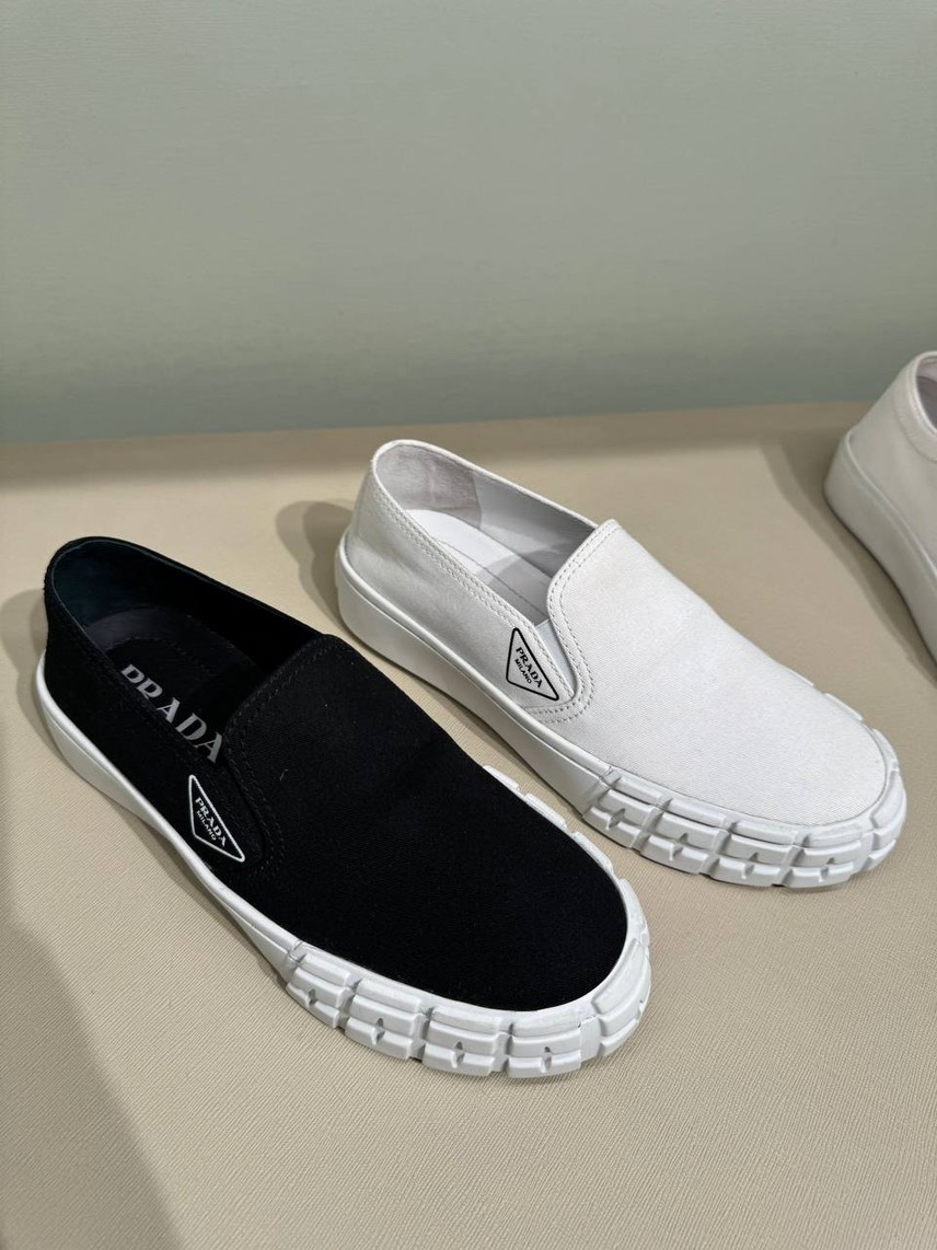 PRADA Moccasins side view - Women's luxury Shoes