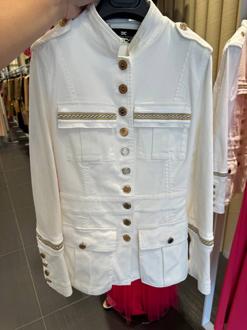 ELISABETTA FRANCHI Jackets front view - Women's luxury Clothes