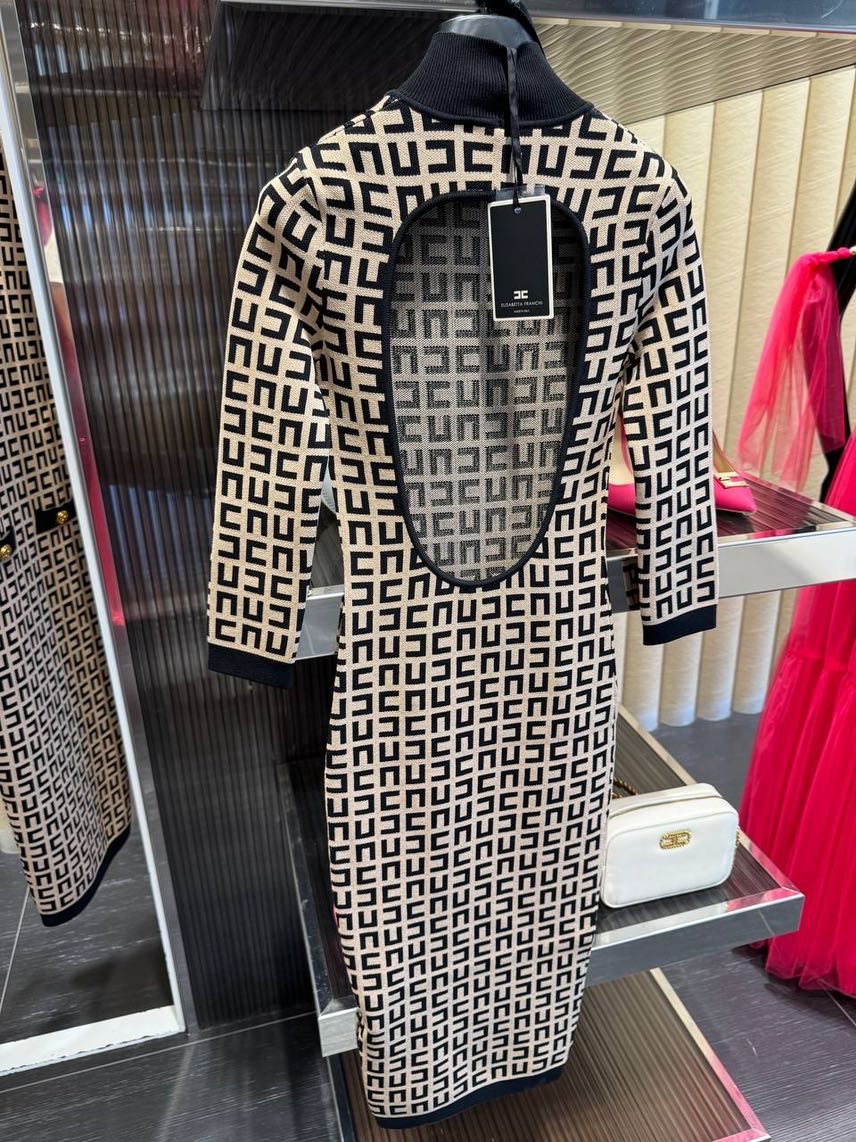 ELISABETTA FRANCHI Dresses side view - Women's luxury Clothes